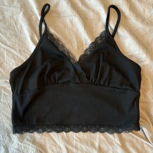 black crop top